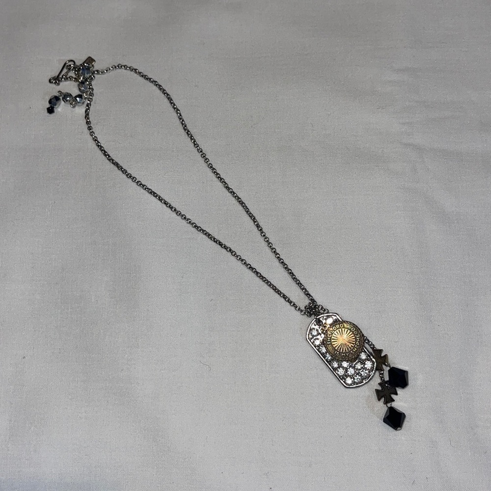 FAITH dog tag necklace